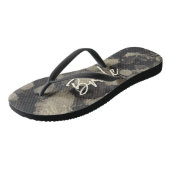 Bruid Gifts Sandalen Shades of Golds and Blacks Teenslippers (Schuin)