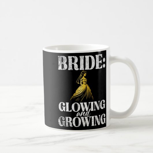 Bruid gloeiende en groeiende bruid te zijn koffiemok (Rechts)