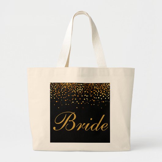 Bruid Goud Grote Tote Tas (Voorkant)