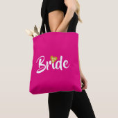Bruid Gouden Datum Hart Persoonlijk Tote Bag (Dichtbij)