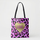 BRUID Gouden Hart Liefde Bruids Party Tote Bag (Voorkant)