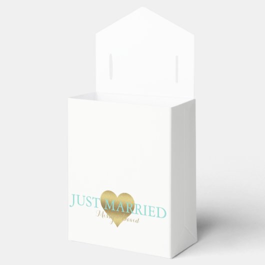 BRUID & Gouden Hart Viering Douche Party Bedankdoosjes (Geopend)