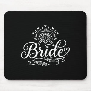 Bruid Grappig Bachelorette Bruiloft Verliefd Muismat
