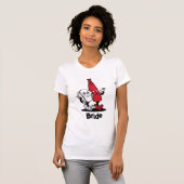 Bruid Groom Baseball & Bat Funny T-shirt (Voorkant volledig)