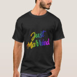 Bruid Groom LGBTQ Bachelor Party Trouwen T-shirt -<br><div class="desc">Bruid Groom LGBTQ Bachelor Party Wedding T-shirt - Mannen Zwart Small Regular Fit Korte Mouw - LGBT</div>