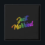 Bruid Groom LGBTQ Bachelor Party Trouwen T-shirt - Magneet<br><div class="desc">Bruid Groom LGBTQ Bachelor Party Wedding T-shirt - Mannen Zwart Small Regular Fit Korte Mouw - LGBT</div>
