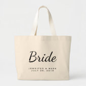 Bruid Grote Tote Bag (Voorkant)