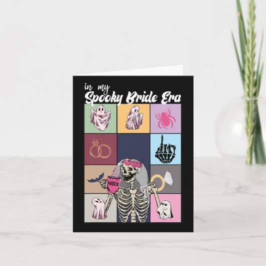 Bruid Halloween in mijn griezelige bruid tijdperk Kaart (Voorkant)