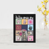 Bruid Halloween in mijn griezelige bruid tijdperk Kaart (Gele Bloem)