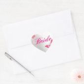 bruid hart sticker (Envelop)