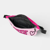 ♡ BRUID ♡ – Heet Roze Lettertype & Bovenste Meisje Heuptasje (Open)