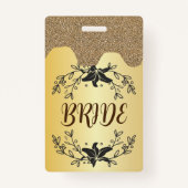 Bruid Hen Nachtvrouw om badge lanyard te zijn (Voorkant)