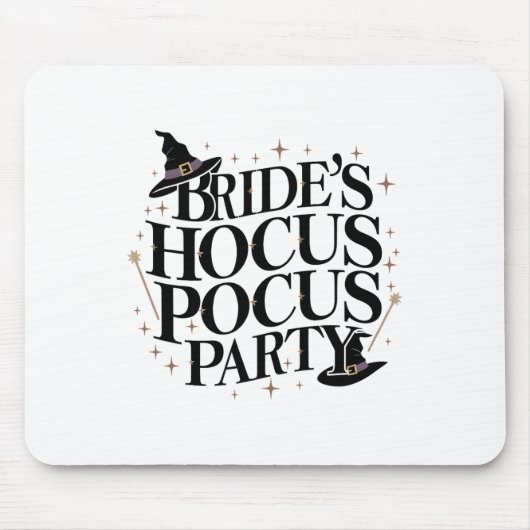 Bruid Hocus Pocus Feest Bachelorette Halloween 1 Muismat (Voorkant)
