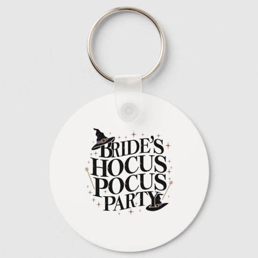 Bruid Hocus Pocus Feest Bachelorette Halloween 1 Sleutelhanger (Voorkant)