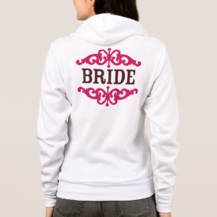 Bruid (Hot Pink & Chocolate Brown) Hoodie