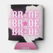 Bruid Howdy Cowgirl Op Maat Gemaakte Blikken Koele Blikjeskoeler (Achterkant)