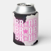 Bruid Howdy Cowgirl Op Maat Gemaakte Blikken Koele Blikjeskoeler (Blikje Achterkant)