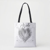 Bruid Huwelijk Custom Tote Bag (Voorkant)