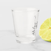 Bruid I Do Crew Aangepaste Naam Bruiloft Ring Shot Glas (Links)