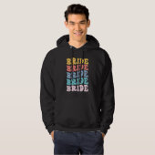 Bruid Ik Doe Bemanning Retro Bachelorette Feest Br Hoodie (Voorkant volledig)