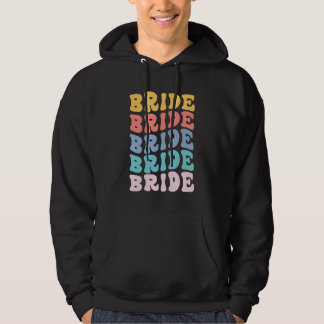 Bruid Ik Doe Bemanning Retro Bachelorette Feest Br Hoodie