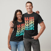 Bruid Ik Doe Bemanning Retro Bachelorette Feest Br T-shirt (Unisex)