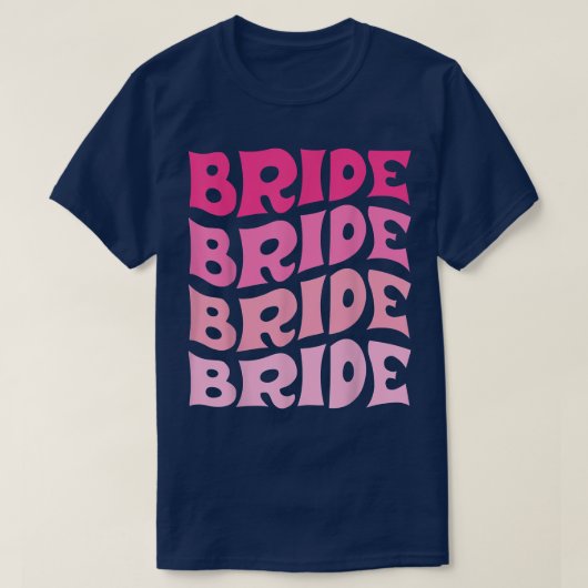 Bruid Ik Doe Bemanning Retro Bachelorette Feest Br T-shirt (Design voorkant)