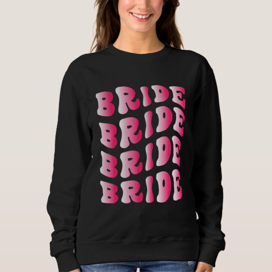Bruid Ik Doe Bemanning Retro Bachelorette Feest Br Trui (Voorkant)