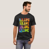 Bruid Ik Doe Bemanning Tie Dye Bachelorette Feest  T-shirt (Voorkant volledig)