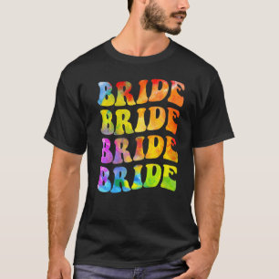 Bruid Ik Doe Bemanning Tie Dye Bachelorette Feest  T-shirt
