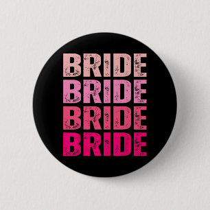 Bruid Ik Doe Crew Die Trouwt Roze Bachelorette Ronde Button 5,7 Cm