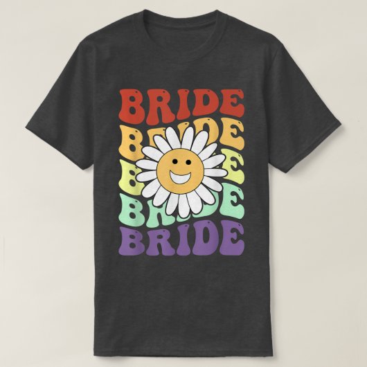 Bruid Ik Doe Crew Retro Bachelorette Feest Bruidsm T-shirt (Design voorkant)