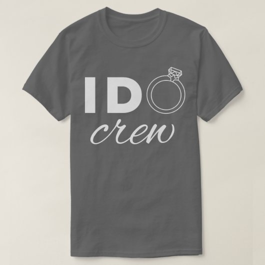 Bruid Ik Doe Crew Retro Bachelorette Grappige Kipp T-shirt (Design voorkant)