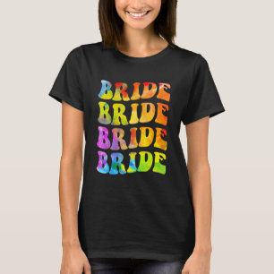 Bruid Ik Doe Crew Tie Dye Bachelorette Feest Bruid T-shirt