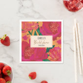 Bruid in bloei floraal Vrijgezellenfeest Tafeldeco Servet (Insitu)