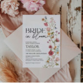 bruid in bloei | Uitnodiging voor bruidsdouche