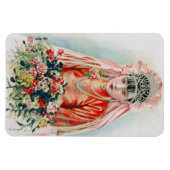 Bruid in Chinese Rode Huwelijks Shanghai Yuefenpai Magneet (Horizontaal)