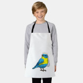 Bruid in de vorm van een vogel met bloemenkrans schort (Gedragen)