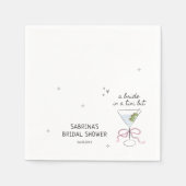 Bruid in een bruiloftfeestje met een klein beetje servet (Voorkant)