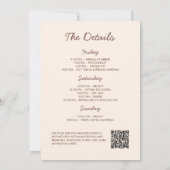 Bruid in een klein beetje espresso Martini Bachelo Kaart (Achterkant)