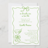 Bruid in een klein beetje krabbelen Martin Bruids Kaart (Voorkant)