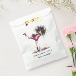 Bruid in een Tini Bit Martini Bachelorette-feest Bedankzakje