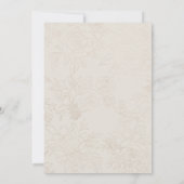 Bruid in Gown Vrijgezellenfeest Kaart (Achterkant)