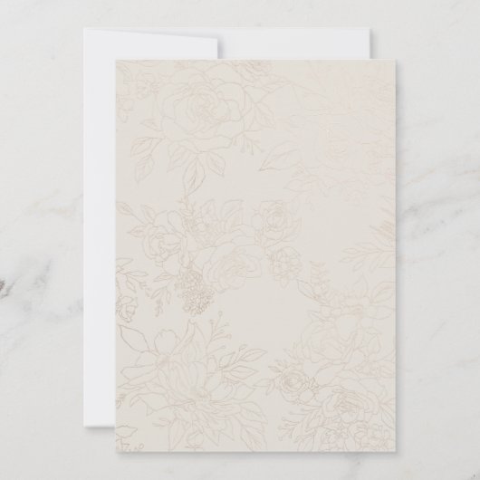 Bruid in Gown Vrijgezellenfeest Kaart (Achterkant)