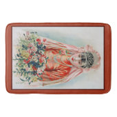 Bruid in het rood op Chinese bruiloft in Shanghai Badmat (Voorkant)