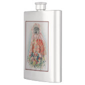 Bruid in het rood op Chinese bruiloft in Shanghai Flacon (Links)