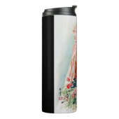 Bruid in het rood op Chinese bruiloft in Shanghai Thermosbeker (Gedraaid links)