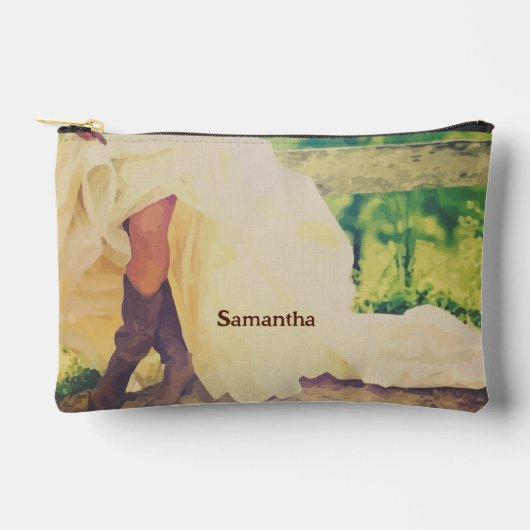 Bruid in laarzen etui (Voorkant)