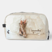 Bruid in laarzen toilettasje (Voorkant)