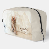 Bruid in laarzen toilettasje (Rechterhoek)